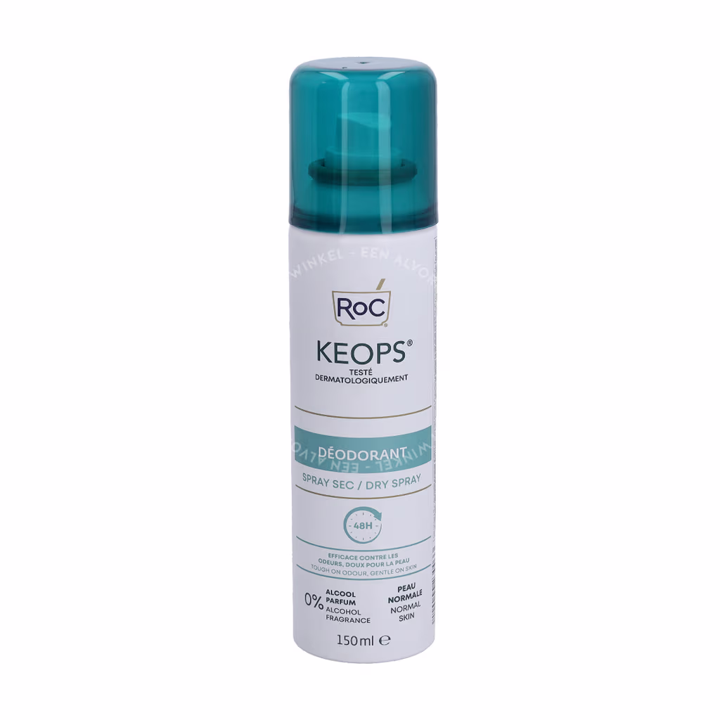 RoC Keops Deo Spray - Dry 150ml Alcohol-Free - For Normal Skin - Afbeelding 2