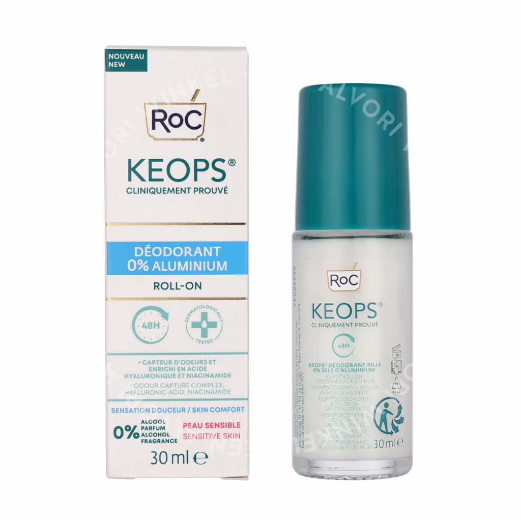 RoC Keops Deo Roll-On - Sensitive Skin 30ml - Afbeelding 3