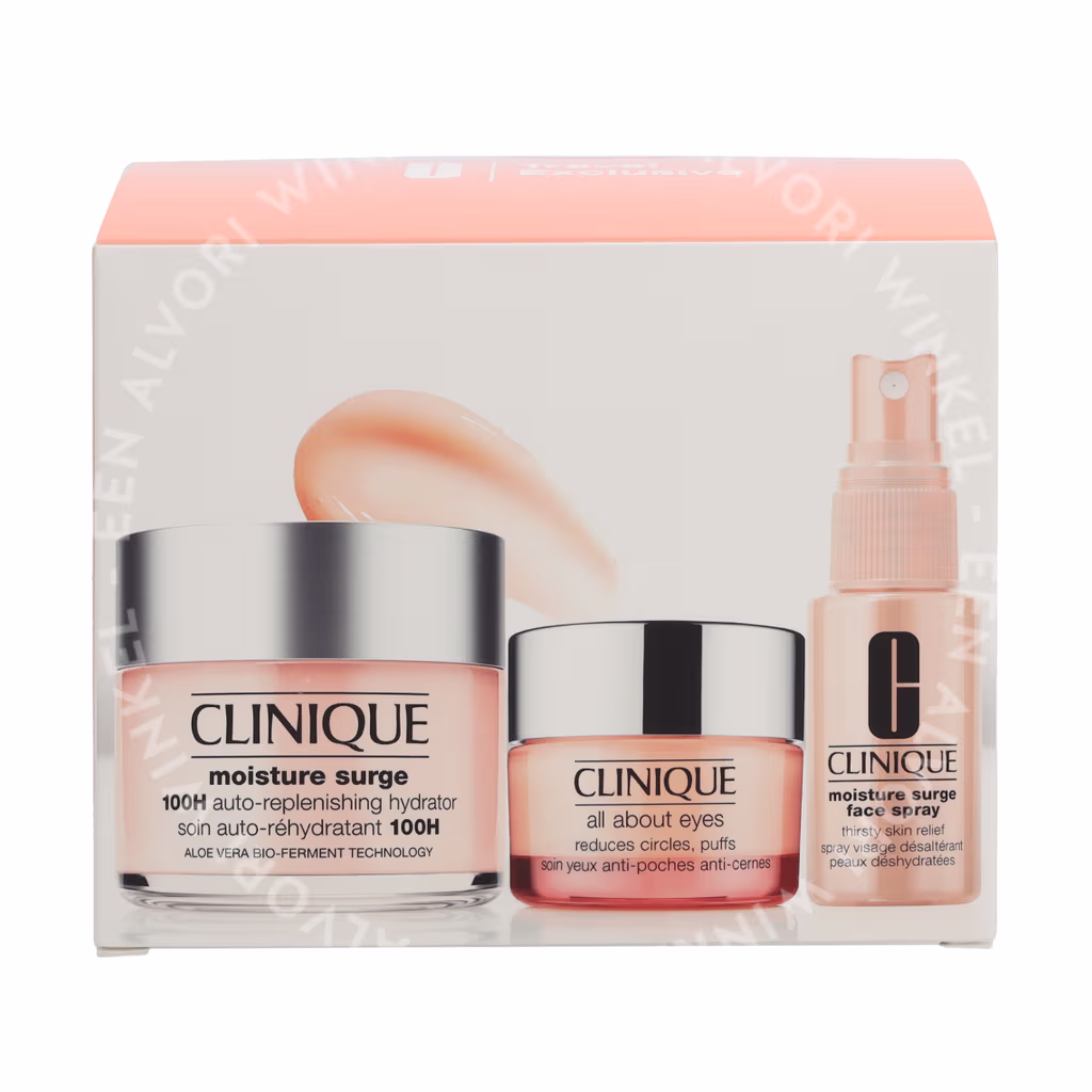 Clinique Moisture Surge Set 170ml Moisture Surge 100H 125ml/All About Eyes 15ml/Moisture Surge Face Spray 30ml - Afbeelding 2