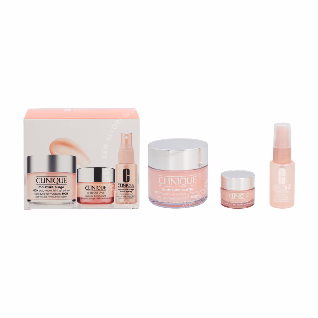 Clinique Moisture Surge Set 170ml Moisture Surge 100H 125ml/All About Eyes 15ml/Moisture Surge Face Spray 30ml - Afbeelding 3