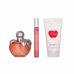 Nina Ricci Nina Giftset 165ml Edt Spray 80ml/Body Lotion 75ml/Edt Rollerball 10ml