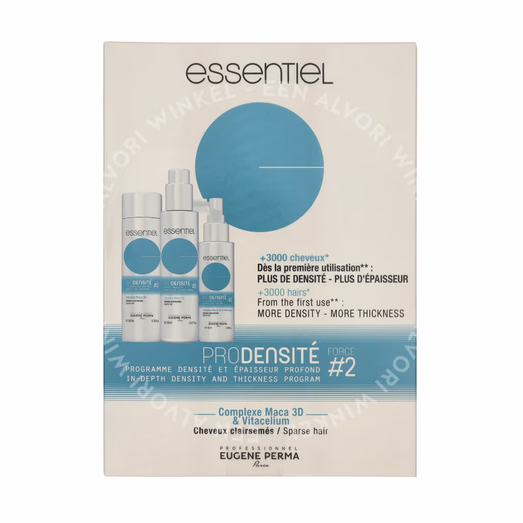 Eugene Perma Essentiel Pro Densite #2 Set 450ml Shampoo 200ml/Conditioner 150ml/Serum 100ml - Afbeelding 2