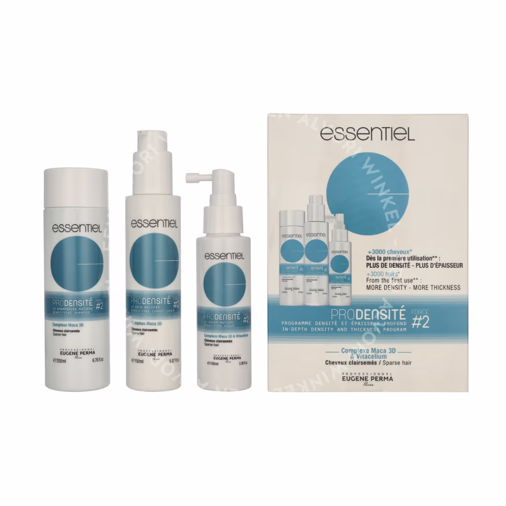 Eugene Perma Essentiel Pro Densite #2 Set 450ml Shampoo 200ml/Conditioner 150ml/Serum 100ml - Afbeelding 3