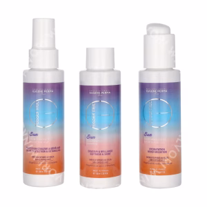 Eugene Perma Essentiel Sun Travel Set 300ml 3x100ml - Protective Spray/After-Sun Shampoo/After-Sun Gel