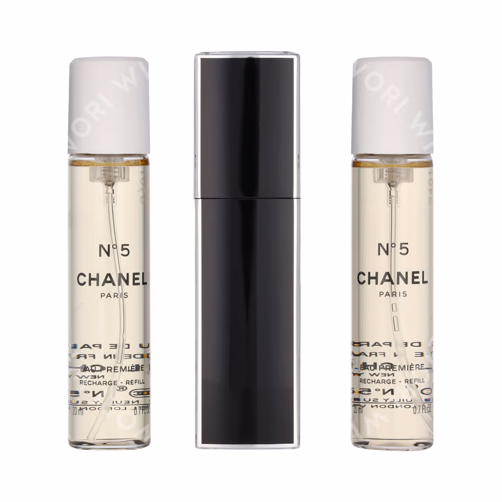Chanel No 5 Eau Premiere Giftset 60ml 2x Edp Spray Refill 20Ml/1x Edp Spray 20Ml/Purse and Spray