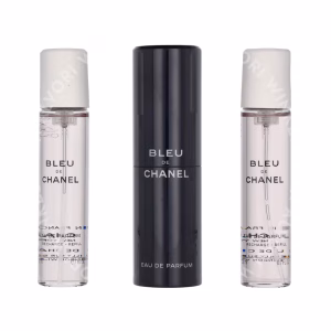 Chanel Bleu De Chanel Pour Homme Giftset 60ml 3x20ml Edp Travel Spray & 2 Refills