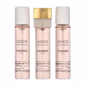 Chanel Coco Mademoiselle Giftset 60ml 3x Edt Spray Refill 20Ml - Twist and Spray - Purse Spray