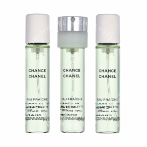 Chanel Chance Eau Fraiche Giftset 60ml 3x Edt Spray Refill 20Ml - Twist and Spray