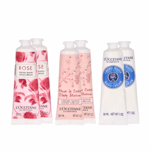 L'Occitane Best Of Provence Set 180ml Hand Cream 30ml - 2x Cherry Blossom/2x Rose Reines/2x Shea Butter