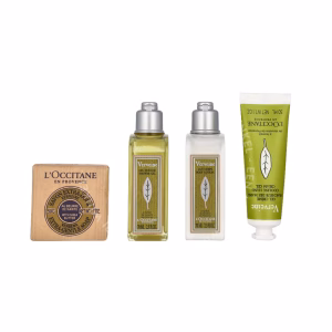 L'Occitane Verbena Giftset 220ml Shower Gel 70ml/Body Lotion 70ml/Hand Cream Gel 30ml/Soap 50g