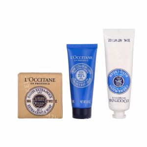L'Occitane Shea Ornament Xmas Giftset 100ml Body Cream 20ml/Hand Cream 30ml/Soap 50g