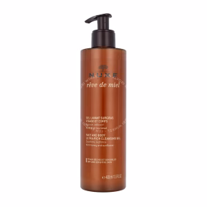 Nuxe Reve De Miel Face And Body Ultra-Rich Cleansing Gel 400ml Dry and Sensitive Skin, With Honey and Sunflower