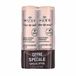 Nuxe Reve De Miel Lip Moisturizing Stick Duo Set 8g 2x4gr