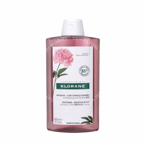Klorane Shampoo With Organic Peony 400ml Soothing-Sensitive Scalp