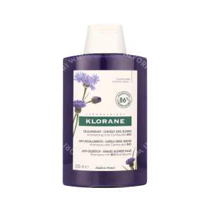 Klorane Anti-Yellowing Shampoo With Centaury 200ml Gray, Blond Hair
