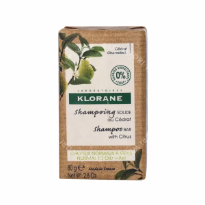 Klorane Shampoo Bar - Citrus 80g Normal To Oily Hair