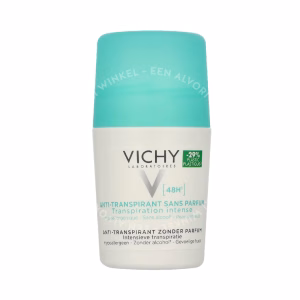 Vichy 48h Anti-Perspirant Deo Roll-On 50ml Alcohol Free, 48 HR