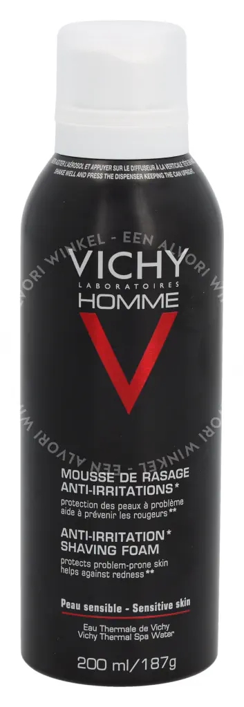 Vichy Homme Anti Irritatie Scheerschuim Sensitive Skin 200ml - Afbeelding 3