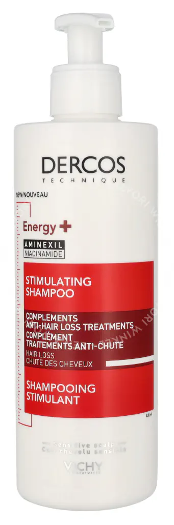Vichy Dercos Energising Shampoo With Aminexil 400ml - Afbeelding 4