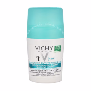 Vichy 48Hr Anti-Perspirant Roll-On 50ml Sensitive Skin - Alcohol-Free