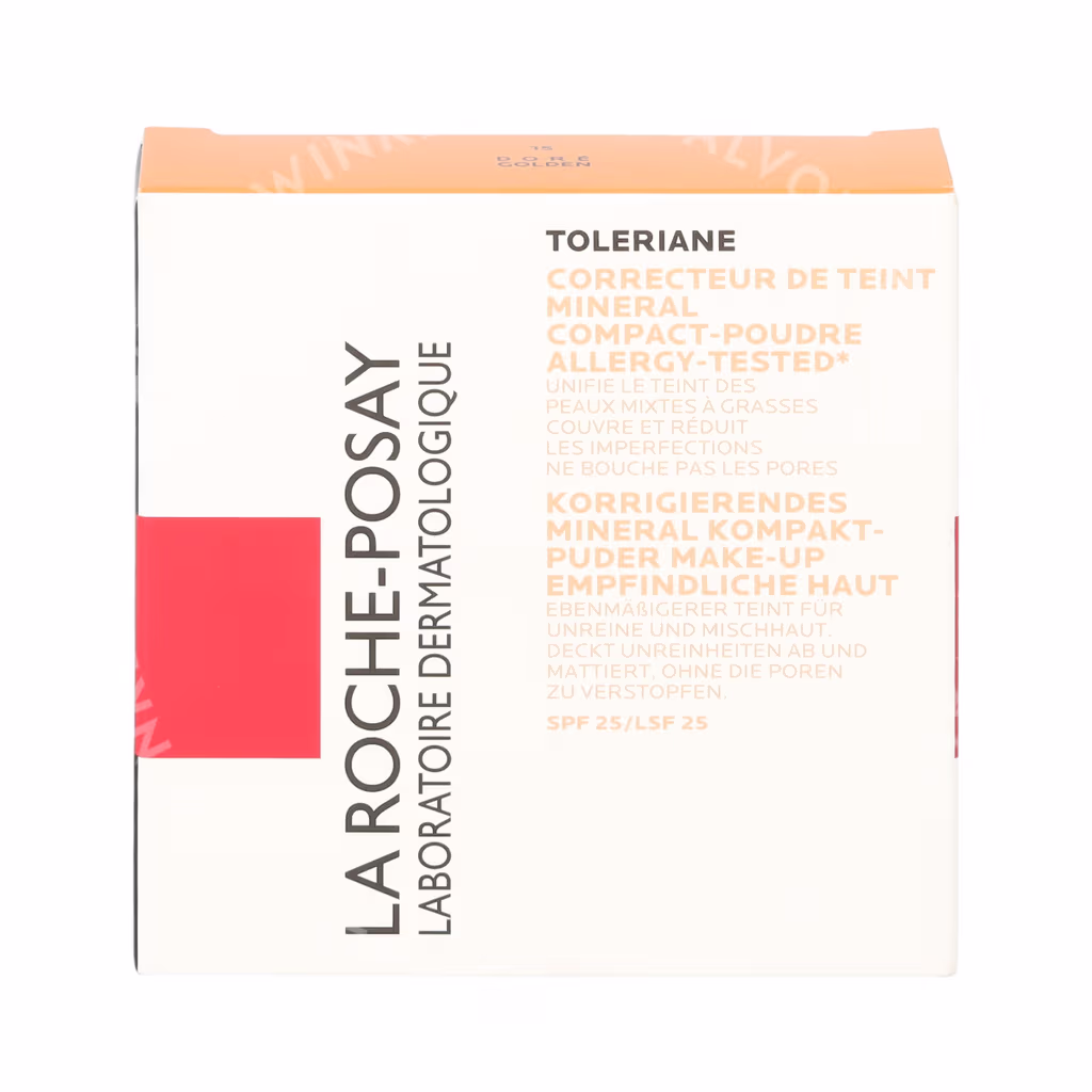 LRP Toleriane Teint Mineral Compact Powder SPF25 9.5g #15 Gold - Afbeelding 2