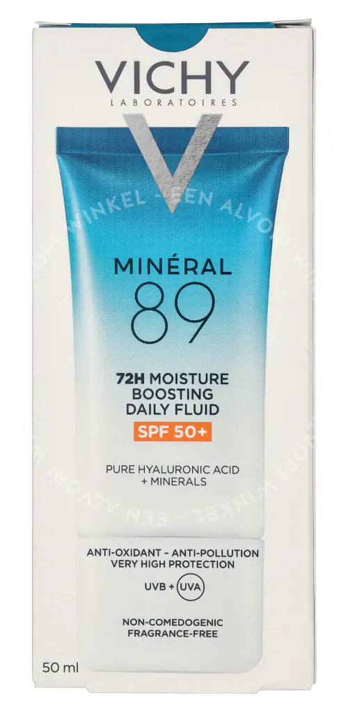Vichy Mineral 89 72H Moisture Boosting Daily Fluid SPF50+ 50ml Fragrance Free - Afbeelding 5