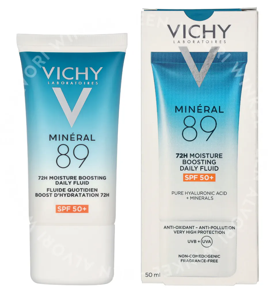 Vichy Mineral 89 72H Moisture Boosting Daily Fluid SPF50+ 50ml Fragrance Free - Afbeelding 4