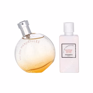 Hermes Eau Des Merveilles Giftset 90ml Edt Spray 50ml/Body Milk 40ml