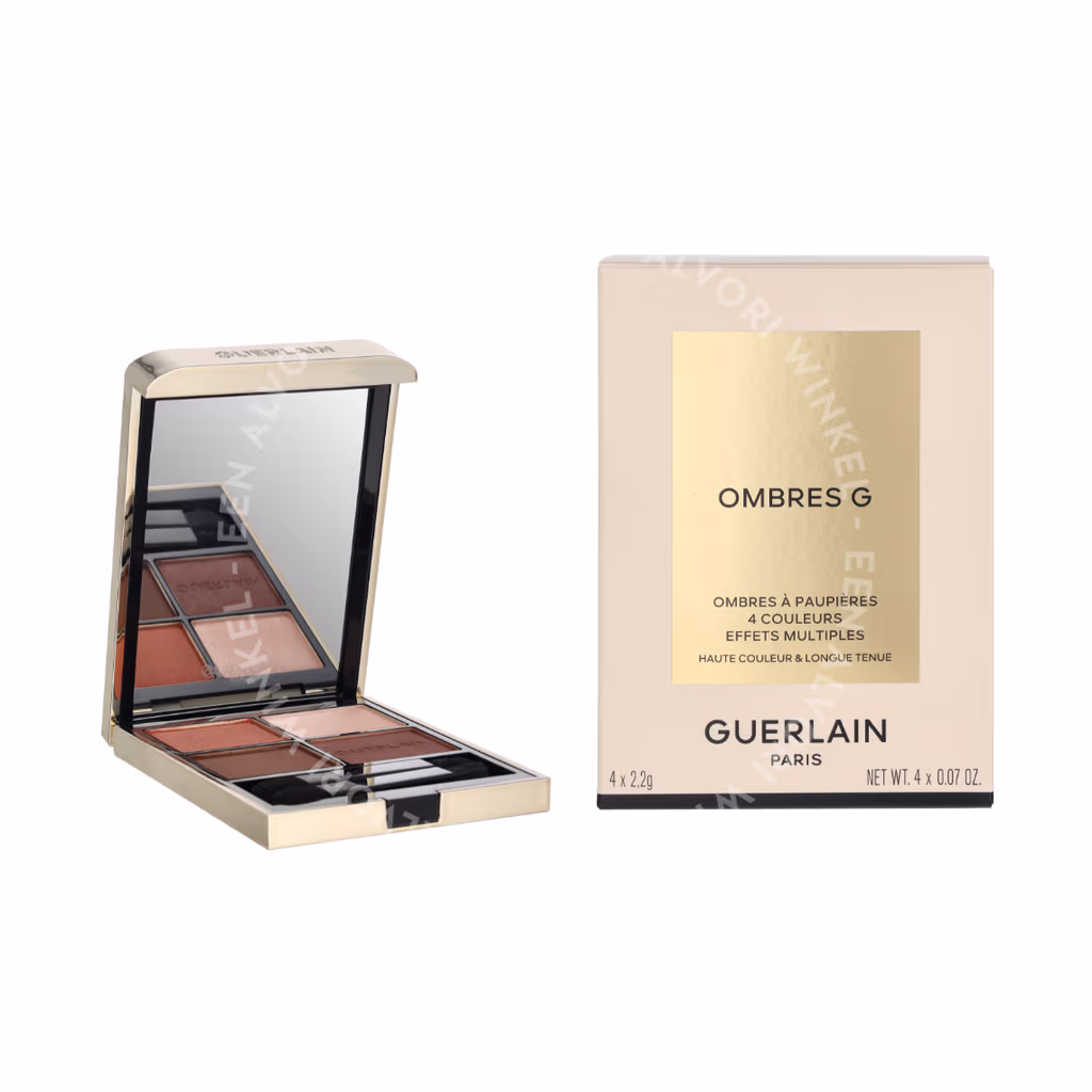 Guerlain Ombres G 4 Colors Eyeshadow Palette 8.8g #910 Undressed Brown - Afbeelding 3