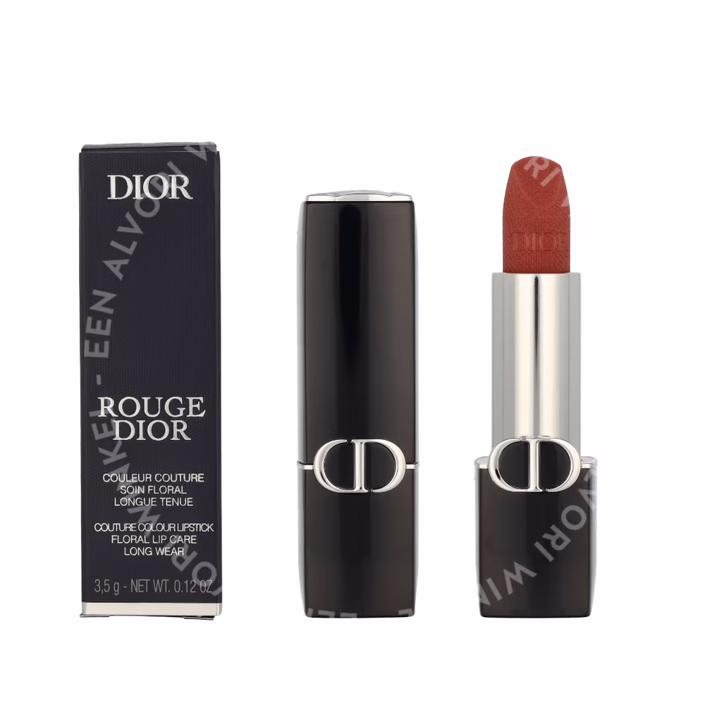 Dior Rouge Dior Velvet Lipstick 3.5g #100 Nude Look - Afbeelding 3