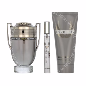 Paco Rabanne Invictus Giftset 210ml Edt Spray 100ml/Shower gel 100ml/Edt Spray 10ml