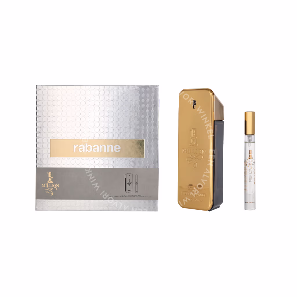 Paco Rabanne 1 Million Giftset 110ml Edt Spray 100ml/Edt 10ml/GWP - Afbeelding 3