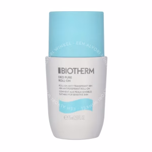 Biotherm Deo Pure Antiperspirant Roll-On 75ml Alcohol Free - With Mineral Complex - Sensitive Skin