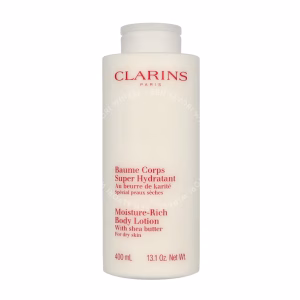Clarins Moisture-Rich Body Lotion 400ml With Shea Butter - For Dry Skin