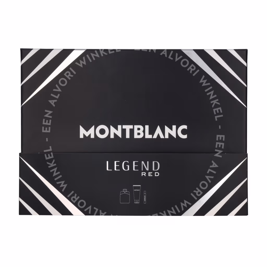 Montblanc Legend Red Giftset 207.5ml Edp Spray 100ml/Edp Spray 7,5ml/All-Over Shower Gel 100ml - Afbeelding 2