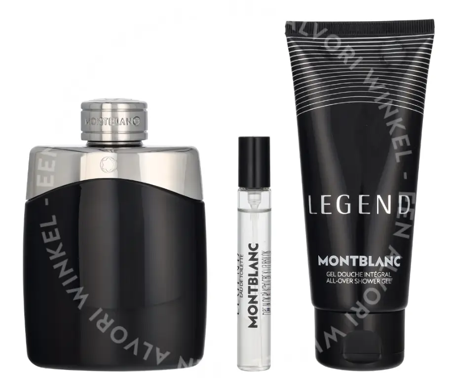 Montblanc Legend Pour Homme Giftset 207.5ml Edt Spray 100ml/Edt Spray 7.5ml/Shower Gel 100ml - Afbeelding 6