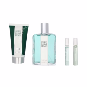 Caron Pour Un Homme De Caron Giftset 210ml Edt Spray 125ml/Shower Gel 75ml/Le Matin Travel Spray 5ml/Le Soir Travel Spray 5ml