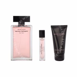 Narciso Rodriguez Musc Noir For Her Giftset 160ml Edp Spray 100 ml / Body Lotion 50 ml / Edp Spray 10 ml