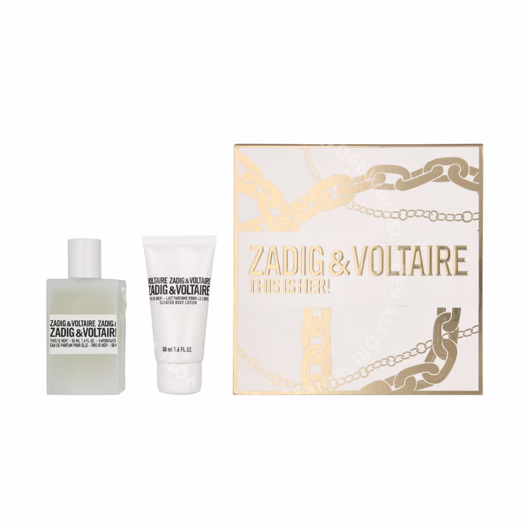 Zadig & Voltaire This Is Her! Giftset 100ml Edp Spray 50ml/Body Lotion 50ml - Afbeelding 3
