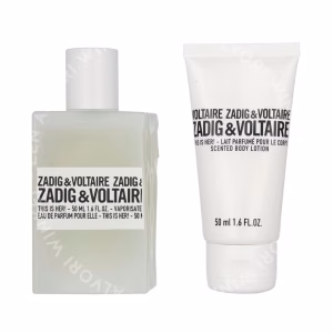 Zadig & Voltaire This Is Her! Giftset 100ml Edp Spray 50ml/Body Lotion 50ml