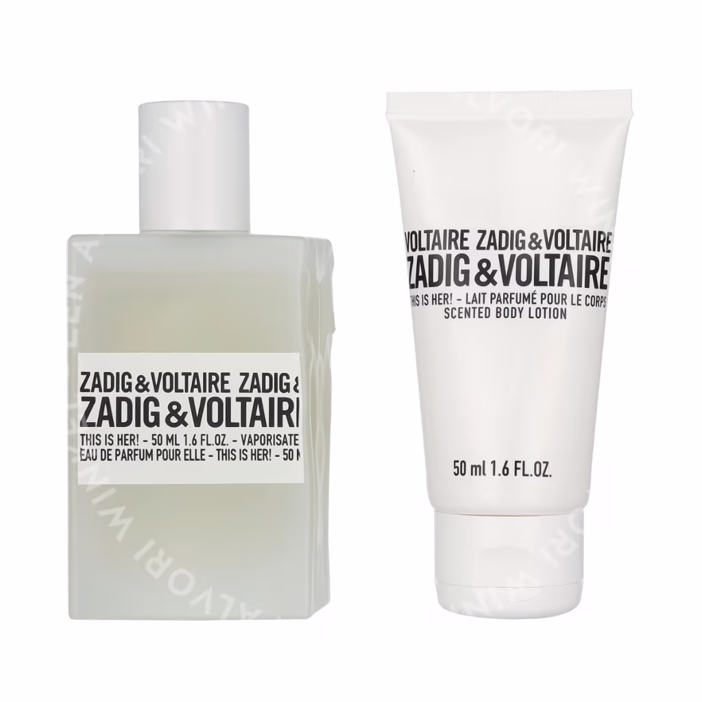 Zadig & Voltaire This Is Her! Giftset 100ml Edp Spray 50ml/Body Lotion 50ml