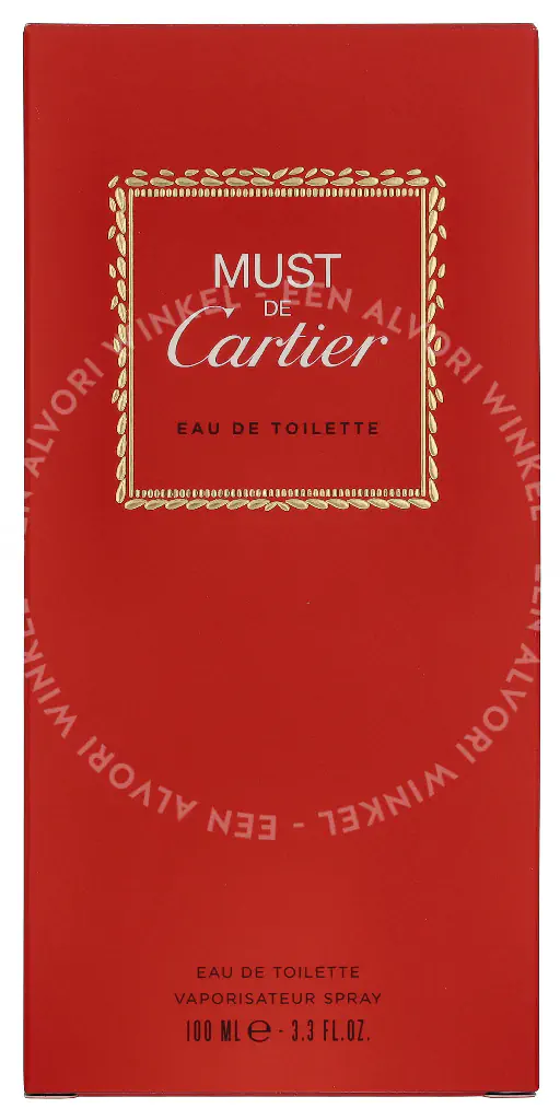 Cartier Must De Cartier Pour Femme Edt Spray 100ml - Afbeelding 5