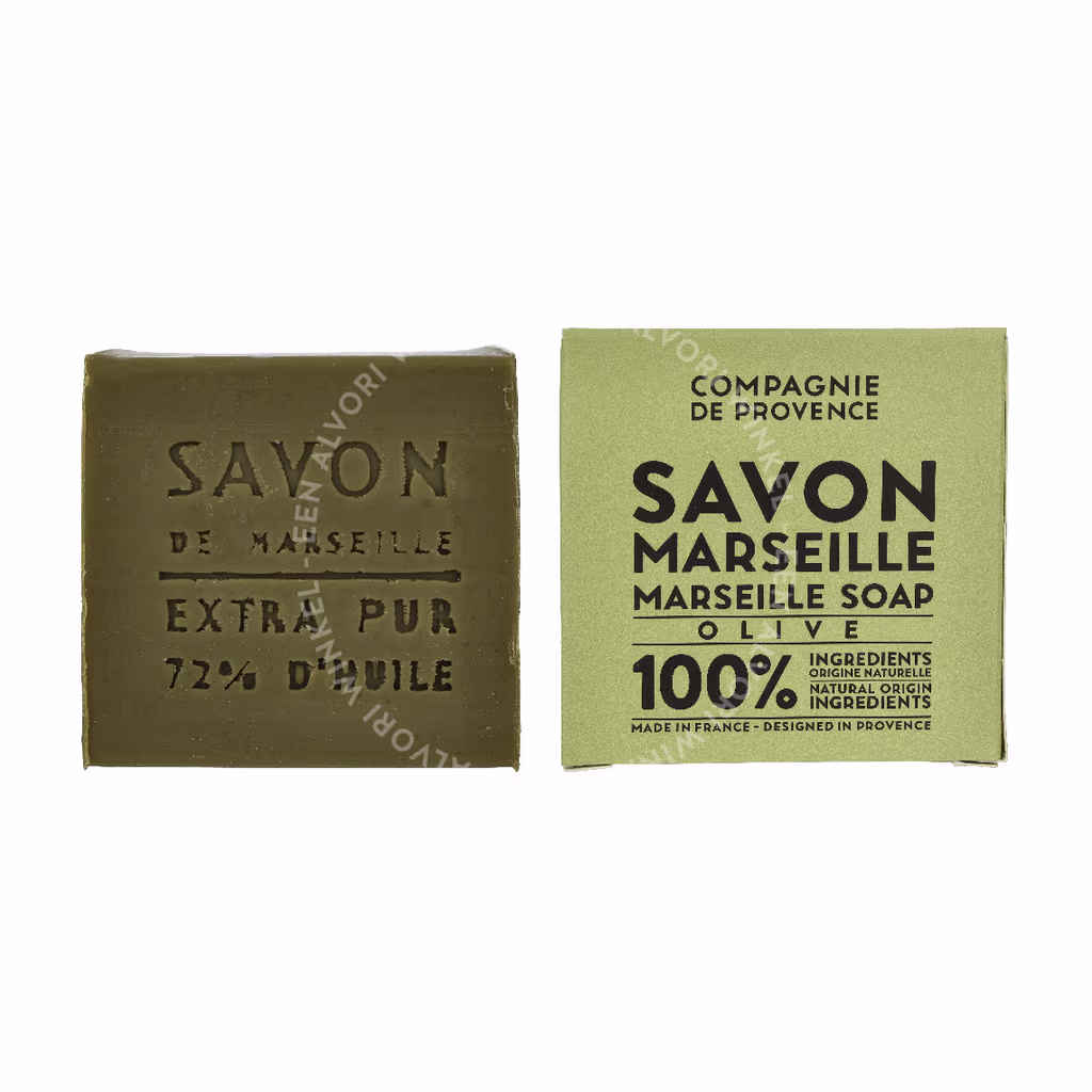 Compagnie De Provence Marseille Soap Bar 400g Olive - Afbeelding 3