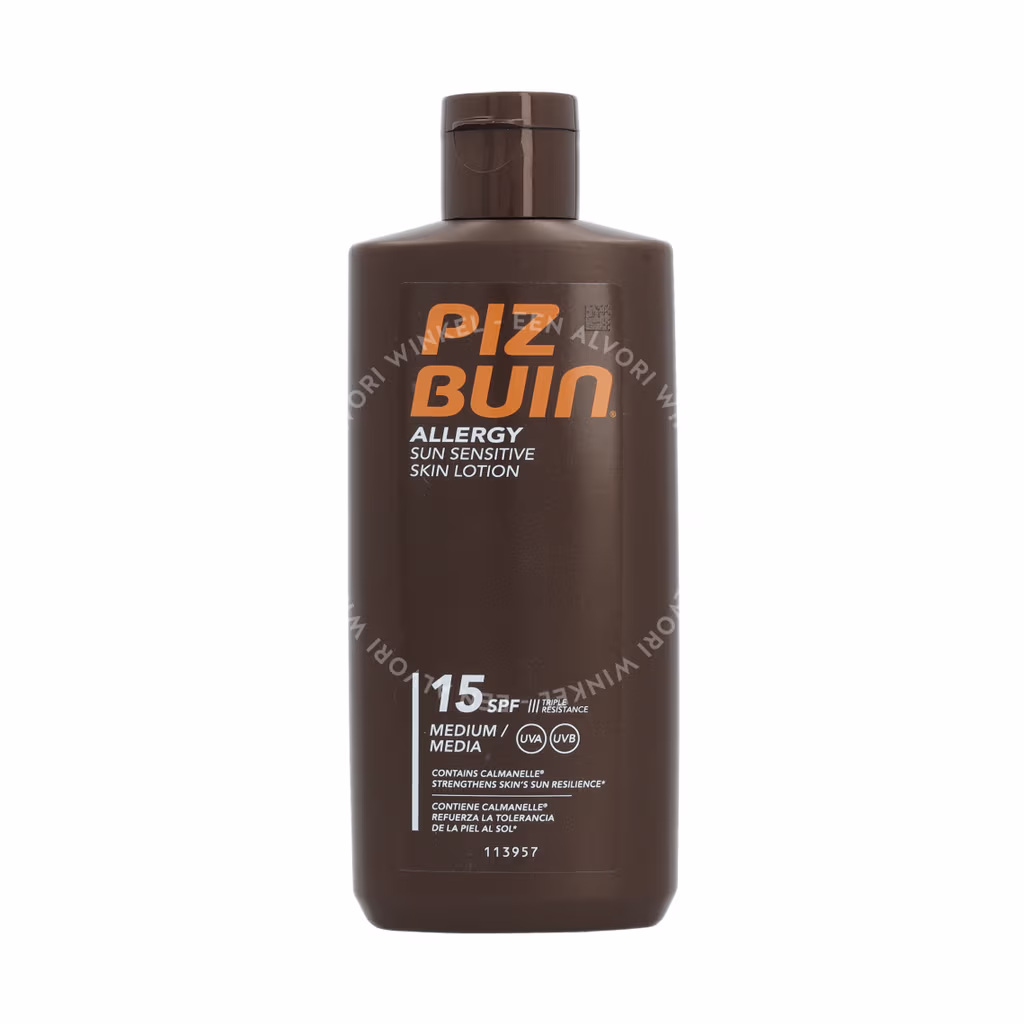 Piz Buin Allergy Sun Sensitive Skin Lotion SPF15 200ml For Sensitive Skin