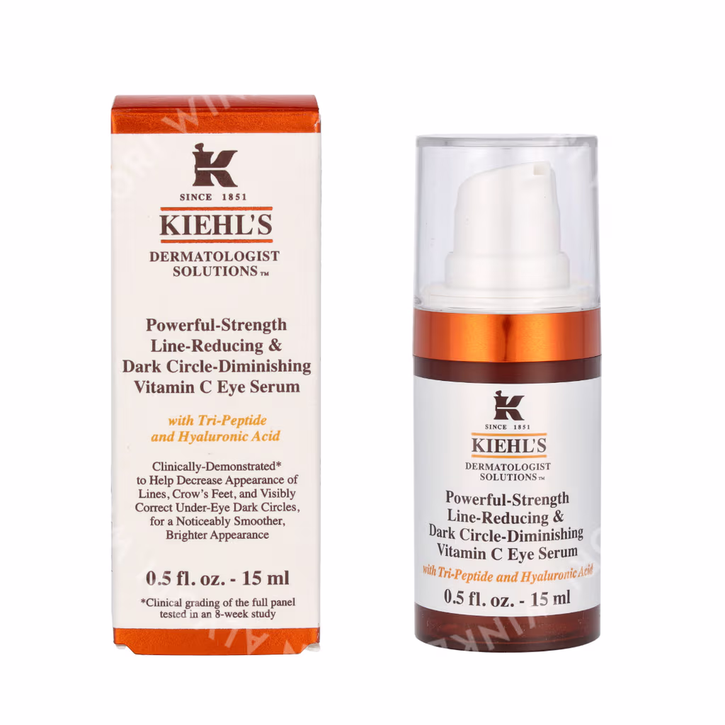 Kiehl's D.S. Powerful-Strenght Vitamin C Eye Serum 15ml Line-Reducing & Dark Circle-Diminishing - Afbeelding 3