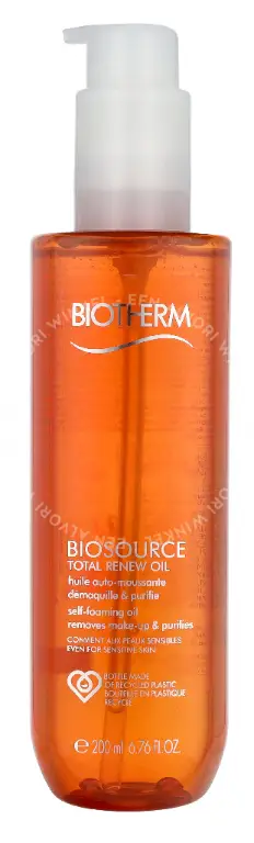 Biotherm Biosource Total Renew Oil Self Foaming 200ml All Skin Types - Afbeelding 4