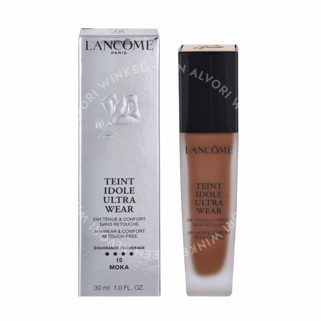 Lancome Teint Idole Ultra Wear 24H W&C Foundation SPF15 30ml #15 Moka - Afbeelding 3