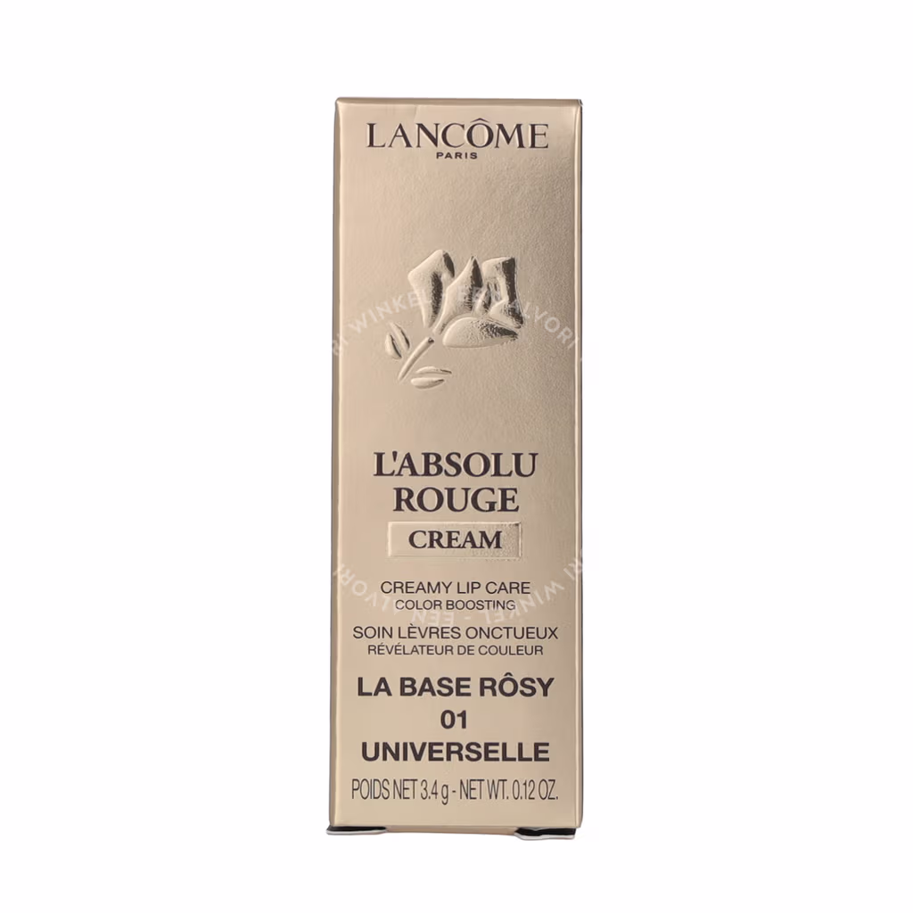 Lancome L'Absolu Rouge Cream Lipstick 3.4g #01 Universel - Afbeelding 2