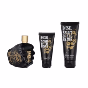 Diesel Spirit Of The Brave Pour Homme Giftset 275ml Edt Spray 125ml/Shower Gel 100ml/Shower Gel 50ml