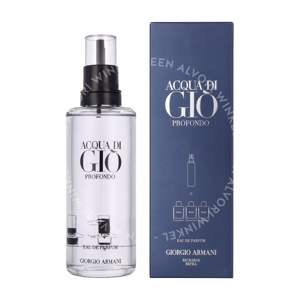 Armani Acqua Di Gio Profondo Edp Spray Refill 150ml - Afbeelding 3